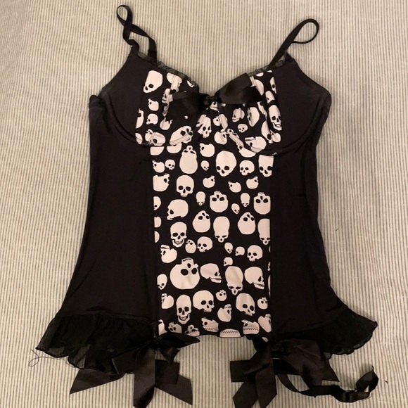 Skull Corset Lingerie